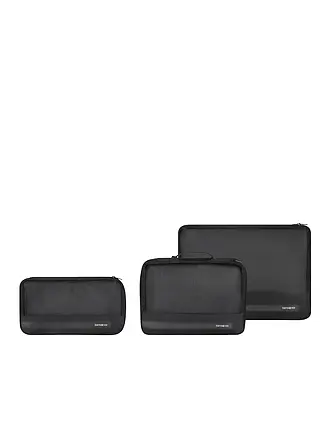 SAMSONITE | Reisezubehör 3er Set Packwürfel TA REVOLUTION Midnight Blue | schwarz